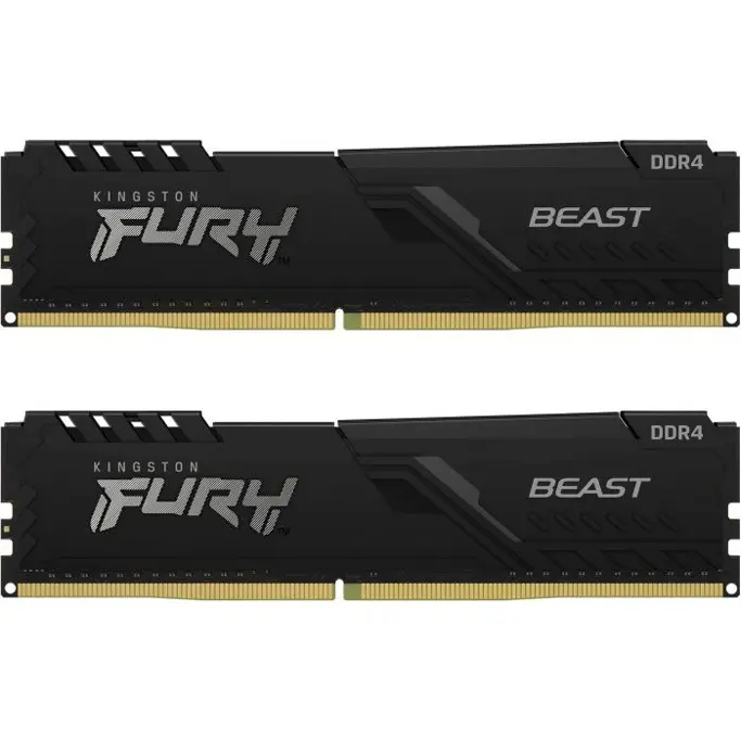 DDR4 64GB (2x32) Kingston 3200MHz Fury BEAST, KF432C16BBK2/64 - Slika 1