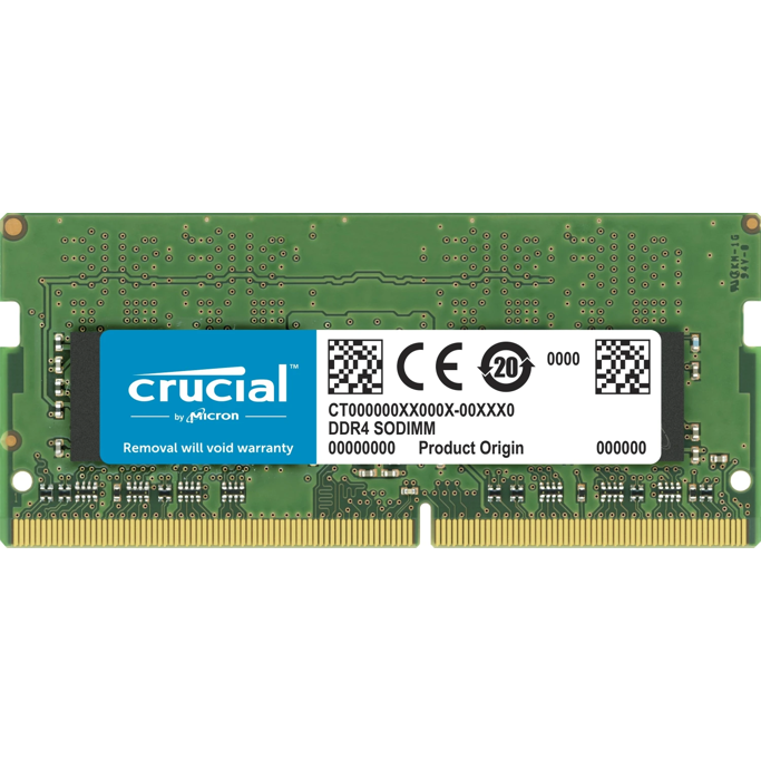 DDR4 8GB (1x8) Crucial, 3200MHz, CL22, sodimm, TRAY, CT8G4SFRA32AT - Slika 1