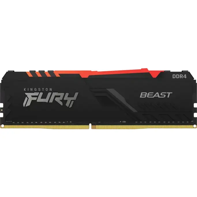 DDR4 8GB (1x8) Kingston 3200MHz Fury BEAST RGB C16, KF432C16BBA/8 - Slika 1