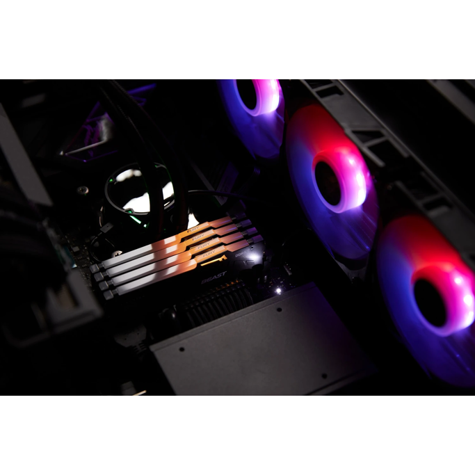 DDR5 128GB (2x64) Kingston, 5600MHz, CL36, Fury Beast Black RGB, Intel XMP/AMD Expo, KF556C36BBEAK2-128 - Slika 4