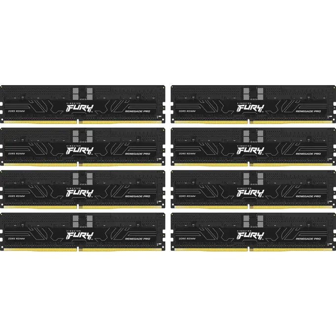 DDR5 128GB (8x16) Kingston, 5600MHz, Renegade Pro RDIMM kit, AMD EXPO/Intel XMP, KF556R28RBEK8-128 - Slika 2
