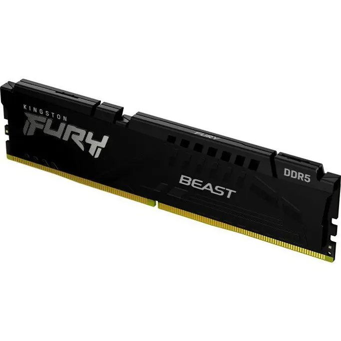 DDR5 16GB (1x16) Kingston, 5200MHz, Fury Beast Black, KF552C40BB-16 - Slika 1