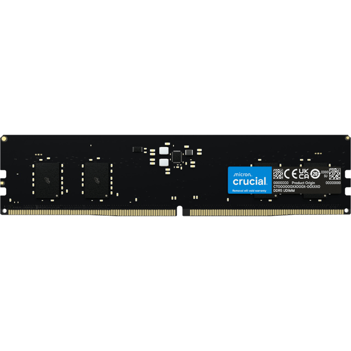 DDR5 32GB (1x32) Crucial, 5600MHz, CL46, Intel XMP/AMD Expo, CT32G56C46U5 - Slika 1