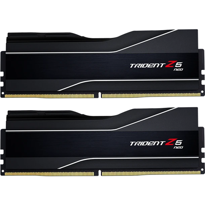 DDR5 32GB (2x16) G.Skill, 6000MHz, CL32, Trident Z5 Neo, Black, CL32, Intel XMP/AMD Expo, F5-6000J3238F16GX2-TZ5N - Slika 1