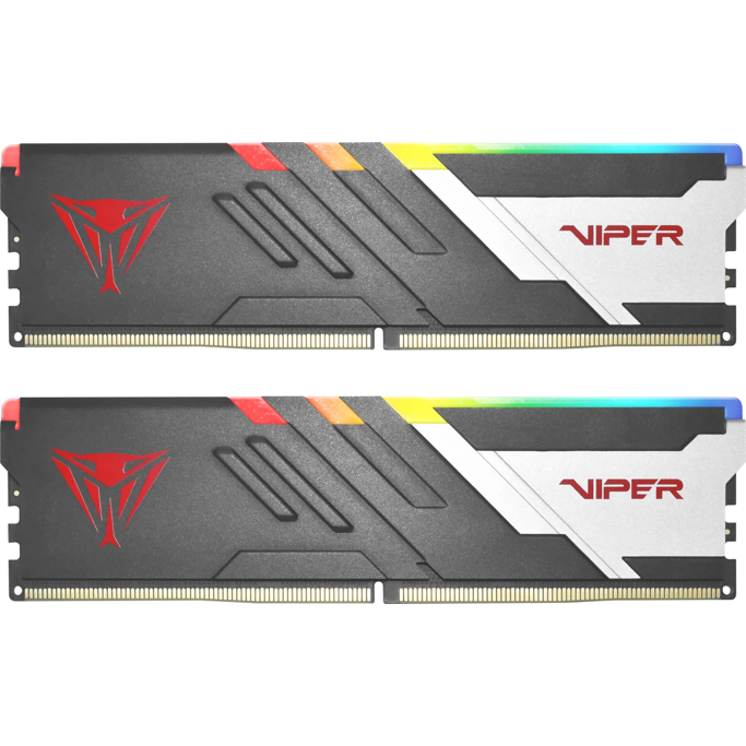 DDR5 32GB (2x16) Patriot, 6000MHz, CL30, Viper Venom RGB, Intel XMP/AMD EXPO, PVVR532G600C30K - Slika 1