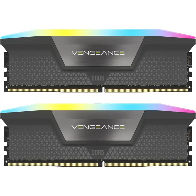 DDR5 64GB (2x32) Corsair, 6000MHz, VENGEANCE RGB Grey, CL30, AMD EXPO & Intel XMP, CMH64GX5M2B6000Z30 - Slika 3