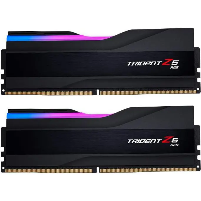 DDR5 64GB (2x32) G.Skill, 6400MHz, CL32, Trident Z5 RGB, Black, Intel XMP, F5-6400J3239G32GX2-TZ5RK - Slika 10