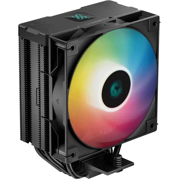 DeepCool cooler AG400 Digital, ARGB, Intel/AMD, 120mm, TDP 220W, Black, R-AG400-BKADMN-G-1 - Slika 1