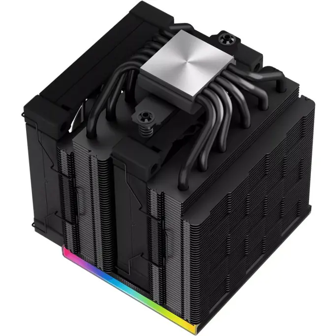 DeepCool cooler AK620 Digital, LCD, ARGB, Intel/AMD, 2x120mm, TDP 260W, Black, R-AK620-BKADMN-G - Slika 5
