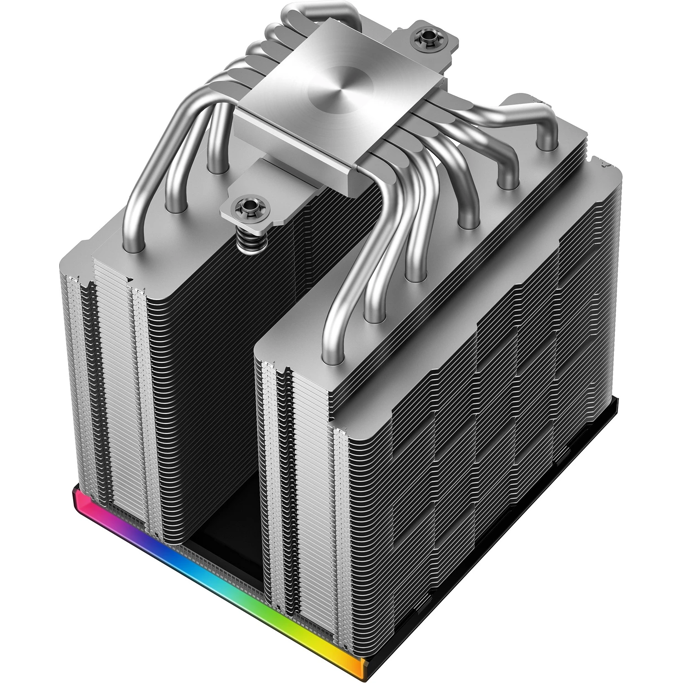 DeepCool cooler AK620 Digital SE, LCD, ARGB, Intel/AMD, 2x120mm, TDP 260W, Black, R-AK620-BKADMN-GJD - Slika 4