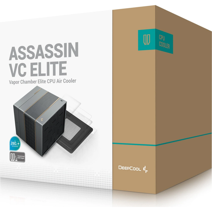 DeepCool cooler ASSASSIN VC Elite, Intel/AMD, 140mm, TDP 300W, Black, R-ASN4-BKNVNN-GJD - Slika 10
