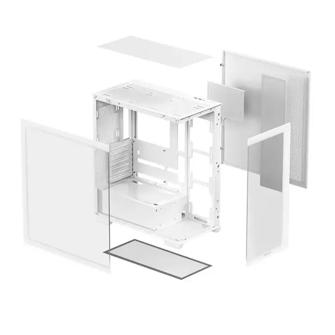 DeepCool Midi Tower CG580 WH, ATX, Tempered Glass, White, R-CG580-WHNDA0-G-1 - Slika 2