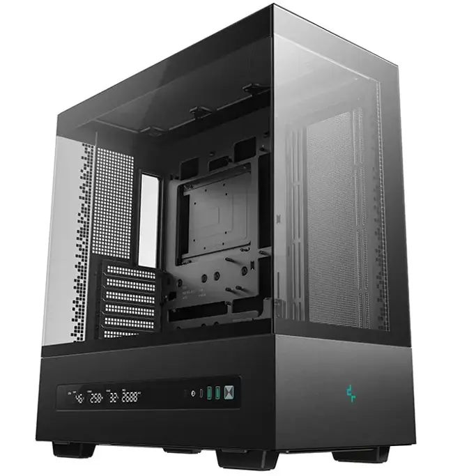 DeepCool Midi Tower CH690 DIGITAL, ATX, Tempered glass, black, R-CH690-BKNNA0D-G-1 - Slika 1