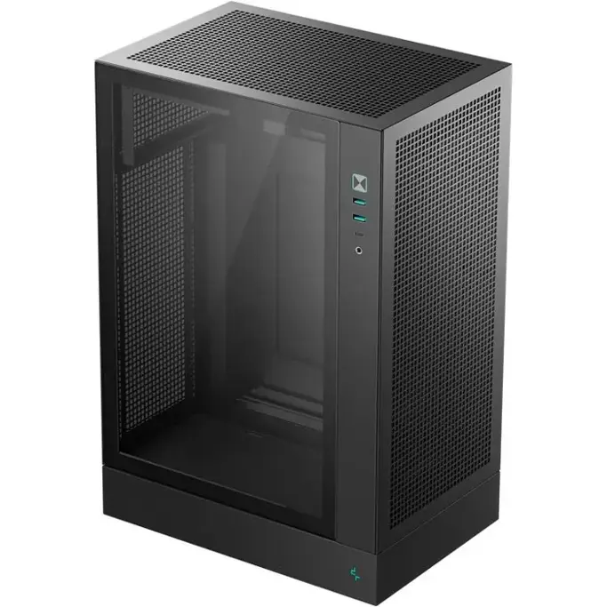 DeepCool Mini ITX CH170 PLUS, Mini-ITX, Tempered glass, Black, R-CH170-BKNGM0-G - Slika 4