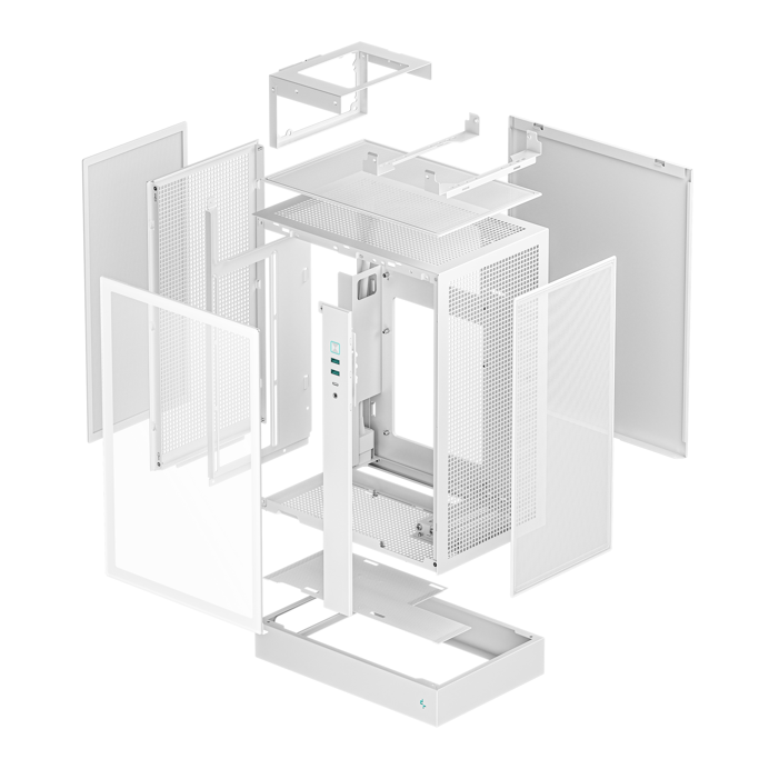 DeepCool Mini ITX CH170 PLUS WH, Mini-ITX, Tempered glass, White, R-CH170-WHNGM0-G - Slika 10