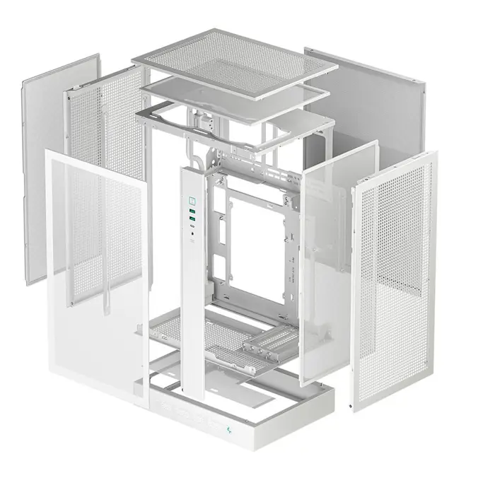 DeepCool Mini Tower CH270 DIGITAL, Micro-ATX, Tempered glass, white, R-CH270-WHNDM0-G-1 - Slika 10