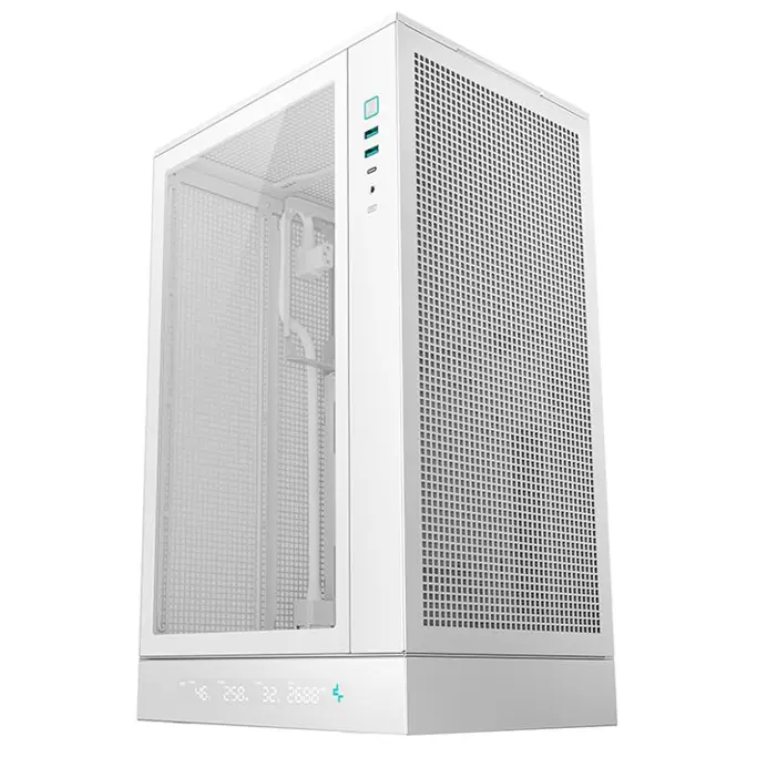 DeepCool Mini Tower CH270 DIGITAL, Micro-ATX, Tempered glass, white, R-CH270-WHNDM0-G-1 - Slika 7