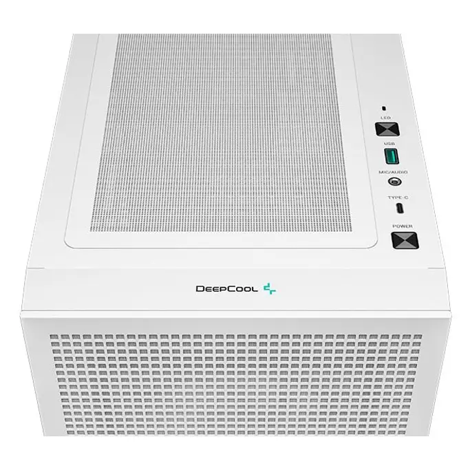 DeepCool Mini Tower CH360 Digital WH, Micro-ATX, ARGB, LCD, Tempered glass, White, R-CH360-WHAPE3D-G-1 - Slika 10