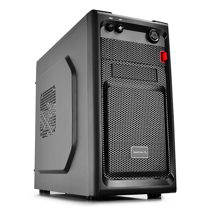 DeepCool Mini Tower SMARTER, Micro-ATX, black, DP-MATX-SMTR - Slika 1