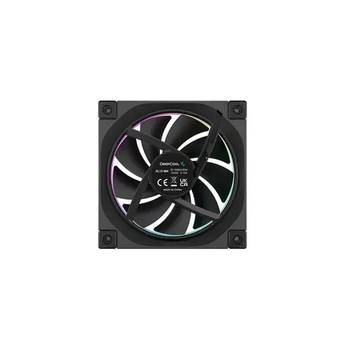 DeepCool ventilator 120mm FL12, ARGB, PWM, Black, R-FL12-BKAPN1-G - Slika 4
