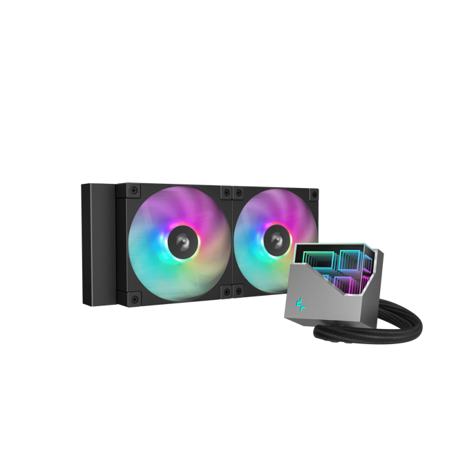 DeepCool vodeno hlađenje LT240, ARGB, black, 240mm, R-LT240-BKAMNC-G-1 - Slika 1