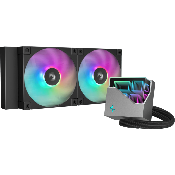 DeepCool vodeno hlađenje LT240, ARGB, black, 240mm, R-LT240-BKAMNC-G-1 - Slika 1