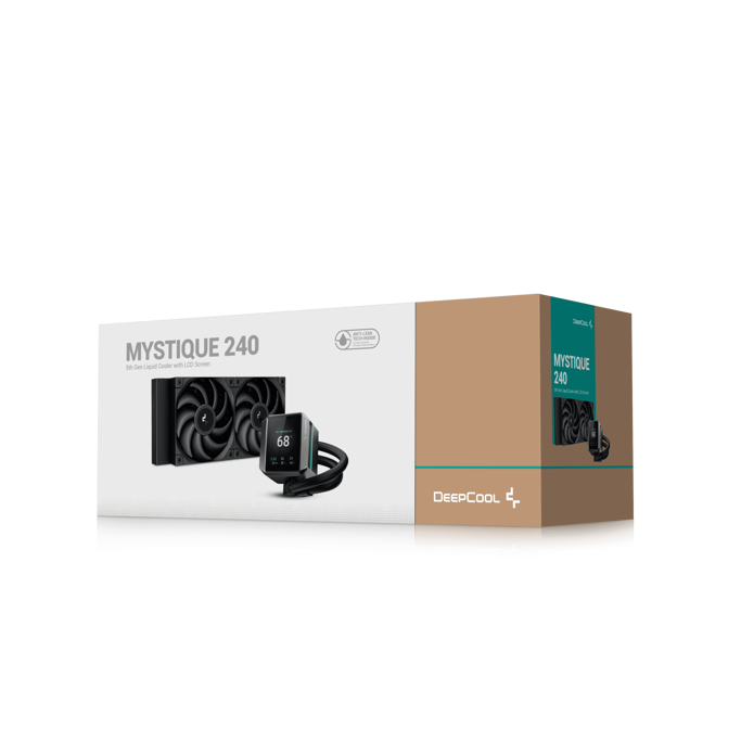 DeepCool vodeno hlađenje MYSTIQUE 240, LCD, TDP 280W, Black, 240mm, R-LX550-BKDSNC-G-1 - Slika 6
