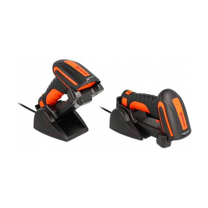 Delock industrijski barcode čitač, 1D/2D, 2.4GHz, LED, Bluetooth, stanica za punjenje, 90556 - Slika 2