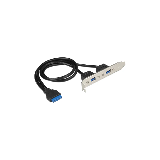 Delock USB 3.0 PCI bracket, 2xUSB 3.0, 84836 - Slika 1