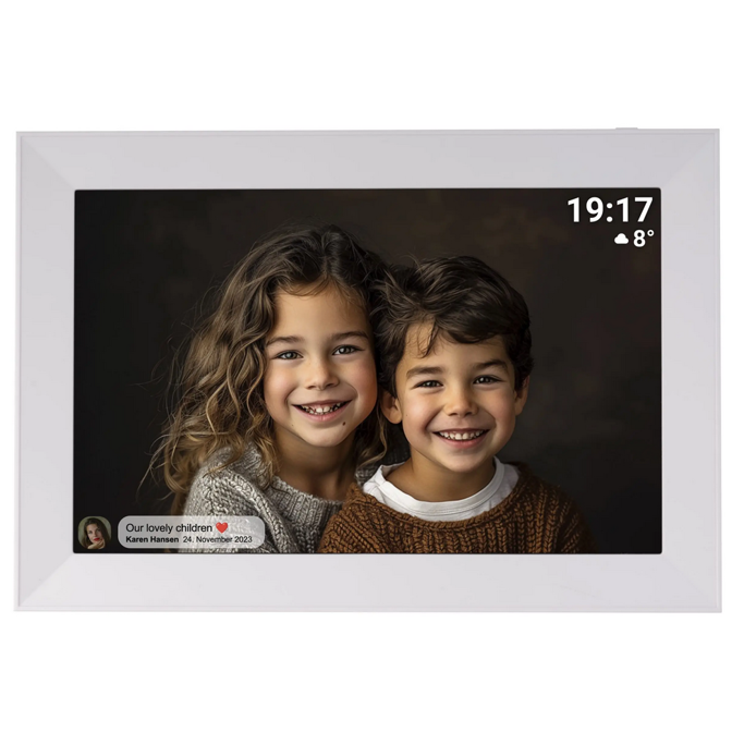 Denver digitalni okvir za slike, 10.1", WXGA IPS Touch Screen, WiFi, 16GB, bijeli, PFF-1012 - Slika 2