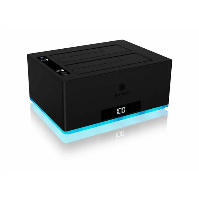 Docking and cloning station Icy Box 2x 2.5"& 3.5" SATA, IB-127CL-U3 - Slika 2