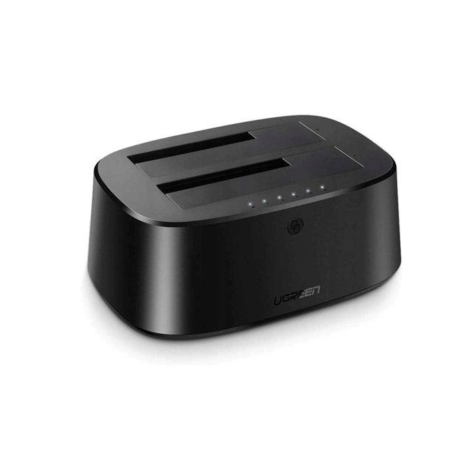 Docking and cloning station UGREEN, 2x 2.5"/3.5" SATA SSD/HDD, USB 3.0, UGRTI-50857 - Slika 4