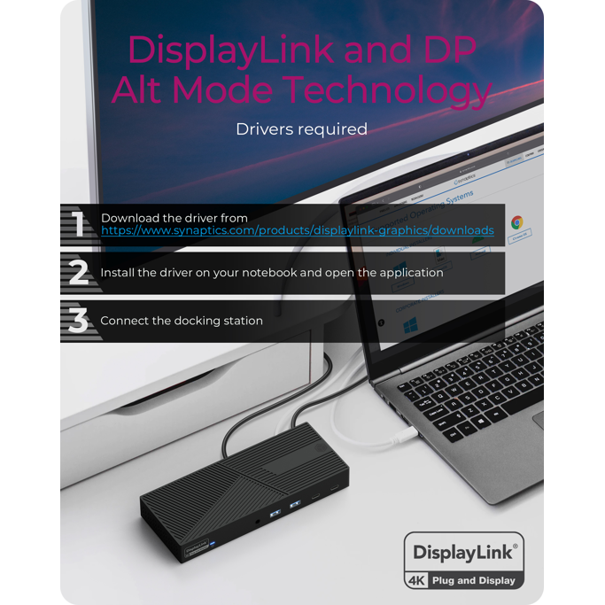 Docking station Icy Box IB-DK2246AC, 11 in 1, 4xUSB-A / 2xUSB-C / 2xHDMI / DisplayPort - Slika 4
