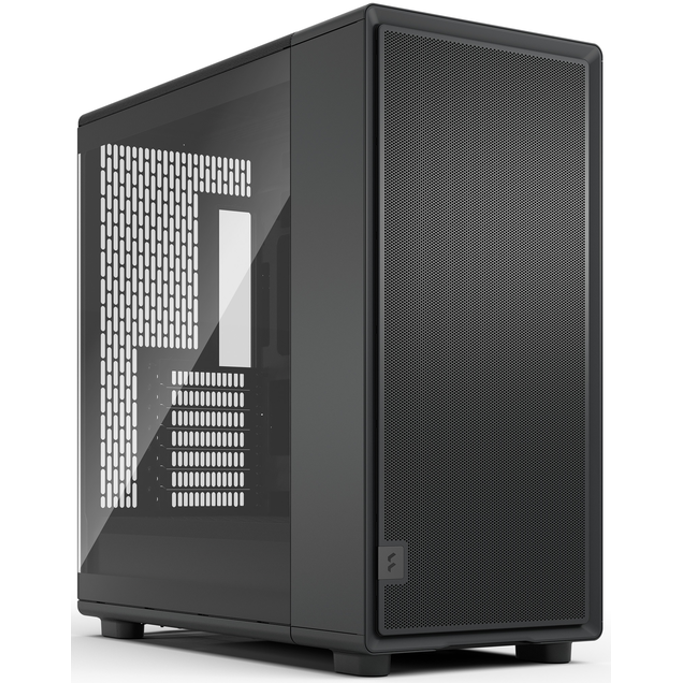 Fractal Kućište Epoch XL Black TG, Mid tower, kaljeno staklo, bez napajanja, ATX, crno