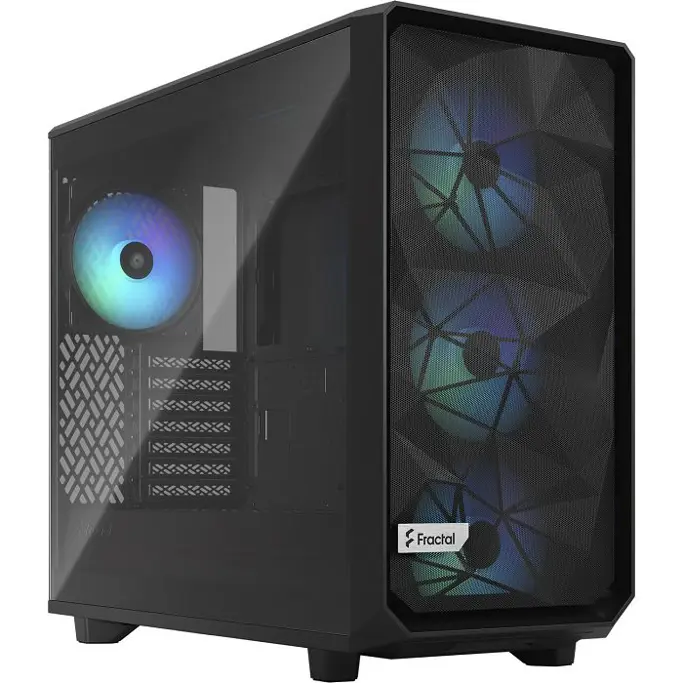Fractal Midi Tower Design Meshify 2 Lite RGB Black TG Light Tint, FD-C-MEL2A-05 - Slika 1