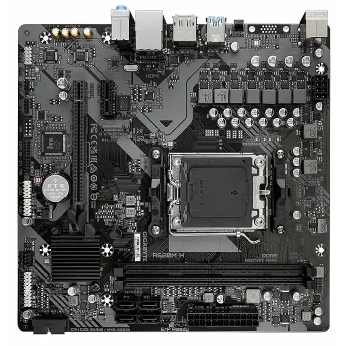 Gigabyte A620M H, AMD A620, AM5, DDR5, mATX - Slika 2