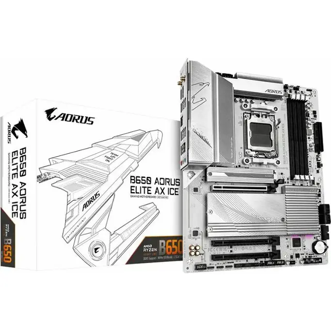 Gigabyte B650 Aorus Elite AX ICE, AMD B650, AM5, DDR5, ATX - Slika 2