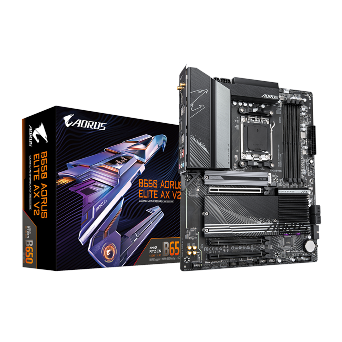 Gigabyte B650 Aorus Elite AX V2, AMD B650, AM5, DDR5, ATX - Slika 1