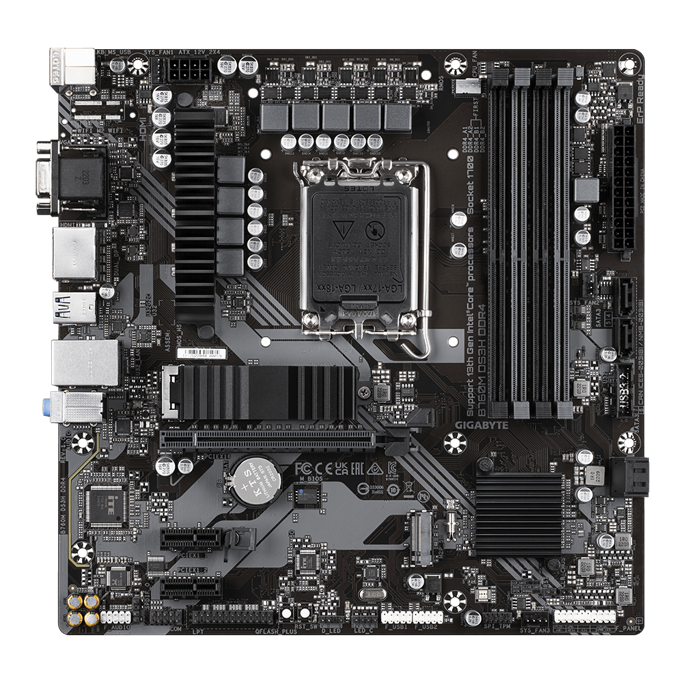 Gigabyte B760M DS3H, Intel B760, LGA 1700, DDR4, mATX - Slika 3
