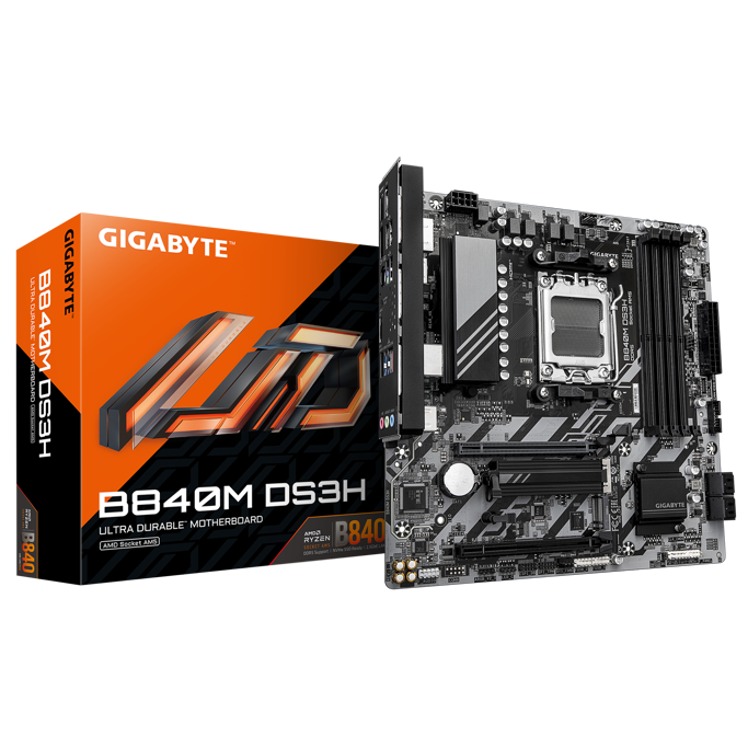 Gigabyte B840M DS3H, AMD B840, AM5, DDR5, mATX - Slika 1