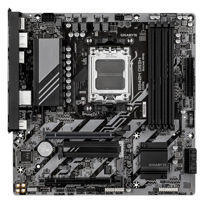 Gigabyte B840M DS3H, AMD B840, AM5, DDR5, mATX - Slika 2