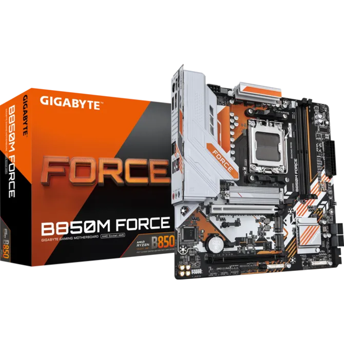Gigabyte B850M FORCE, Socket AM5, 2xDDR5, mATX