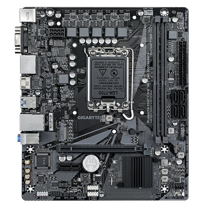 Gigabyte H610M S2H V3, Intel H610, LGA 1700, DDR4, mATX - Slika 3