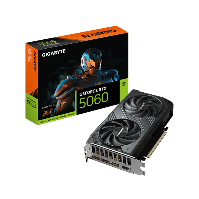 Gigabyte RTX5060 Windforce MAX OC, 8GB GDDR7, NVIDIA GeForce, GV-N5060WF2MAX OC-8GD - Slika 7