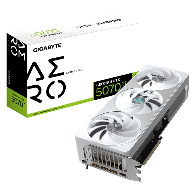 Gigabyte RTX5070Ti Aero OC, 16GB GDDR7, NVIDIA GeForce, GV-N507TAERO OC-16GD - Slika 4