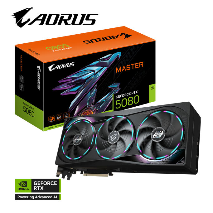 Gigabyte RTX5080 Aorus Master, 16GB GDDR7, NVIDIA GeForce, GV-N5080AORUS M-16GD - Slika 12