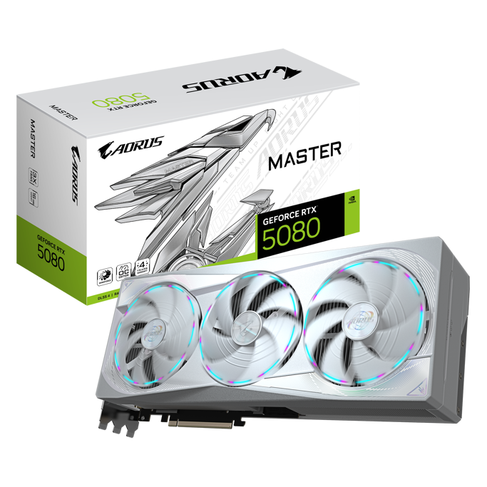 Gigabyte RTX5080 Aorus Master Ice, 16GB GDDR7, NVIDIA GeForce, GV-N5080AORUSM ICE-16GD - Slika 11