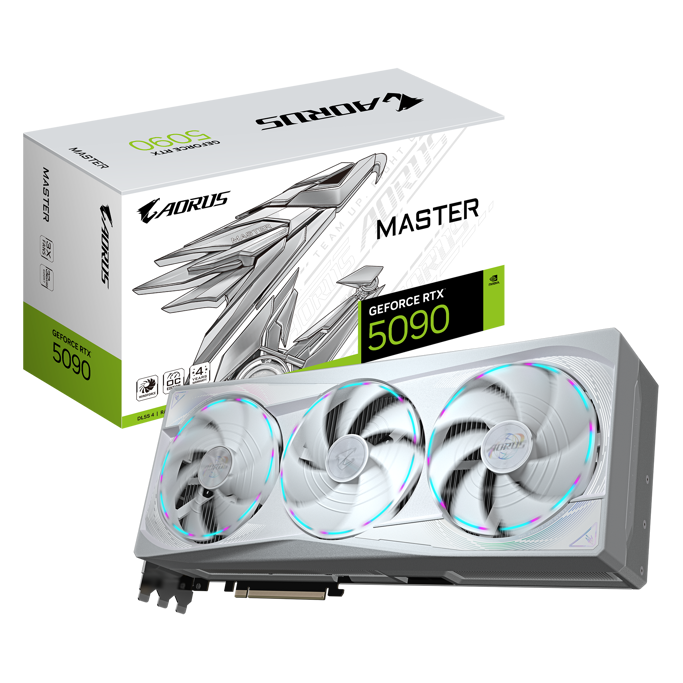 Gigabyte RTX5090 Aorus Master Ice, 32GB GDDR7, NVIDIA GeForce, GV-N5090AORUSM ICE-32GD - Slika 12