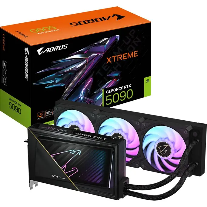 Gigabyte RTX5090 Aorus Xtreme Waterforce, 32G GDDR7, NVIDIA GeForce, GV-N5090AORUSX W-32GD - Slika 11