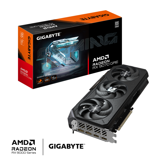 Gigabyte RX9070 GRE Gaming OC, 12GB GDDR6, AMD Radeon, GV-R907GREGAMING OC-12GD - Slika 1